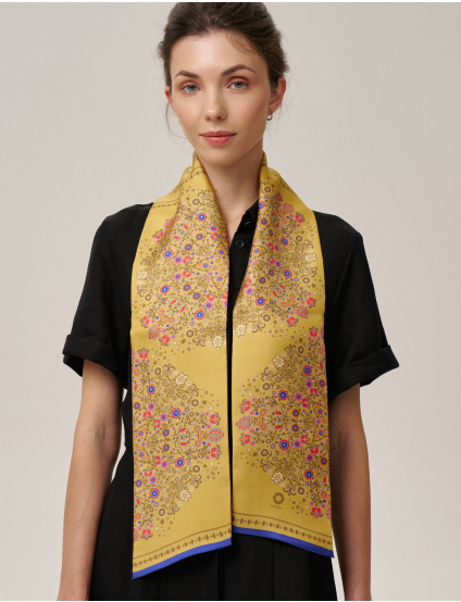 Картинка Шовковий шарф «Слобожанщина. Золоті жнива» 